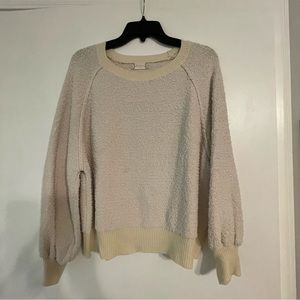 Cream color textured Altar’d State sweater